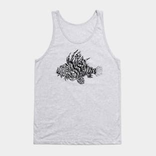 Black lionfish Tank Top